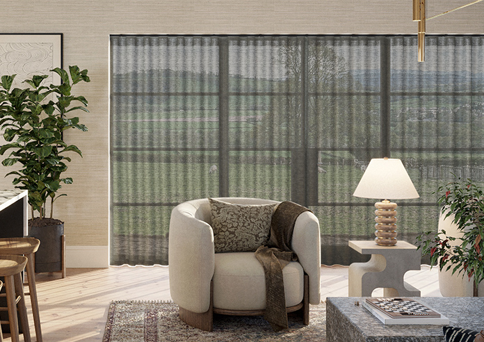 Tucson Voile, Zinc - Made to Measure Curtains - Image 7